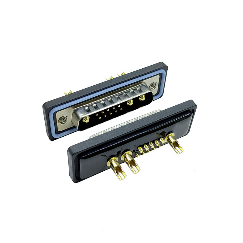 13w3 soldered male waterproof d-sub connector